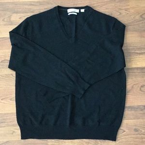 Men’s black merino wool Calvin Klein sweater
